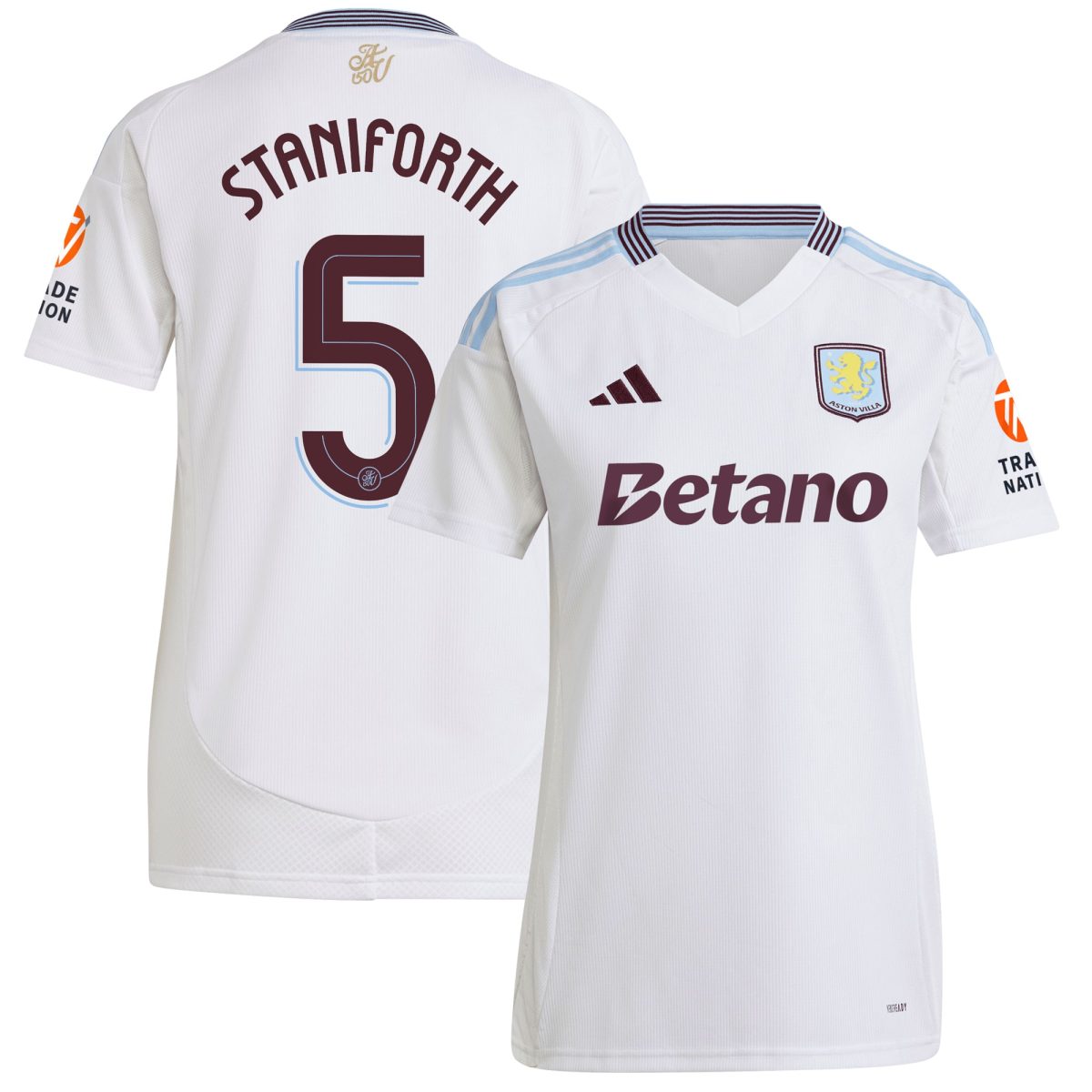 aston villa adidas away shirt 2024-25 – womens with staniforth 5 cup printing Collection | AVFC Fan Shop Official Jerseys and Shirts
