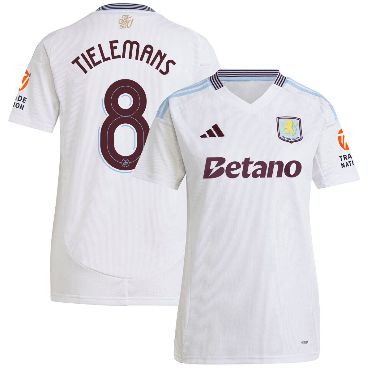aston villa adidas away shirt 2024-25 – womens with tielemans 8 cup printing Collection | AVFC Fan Shop Official Jerseys and Shirts