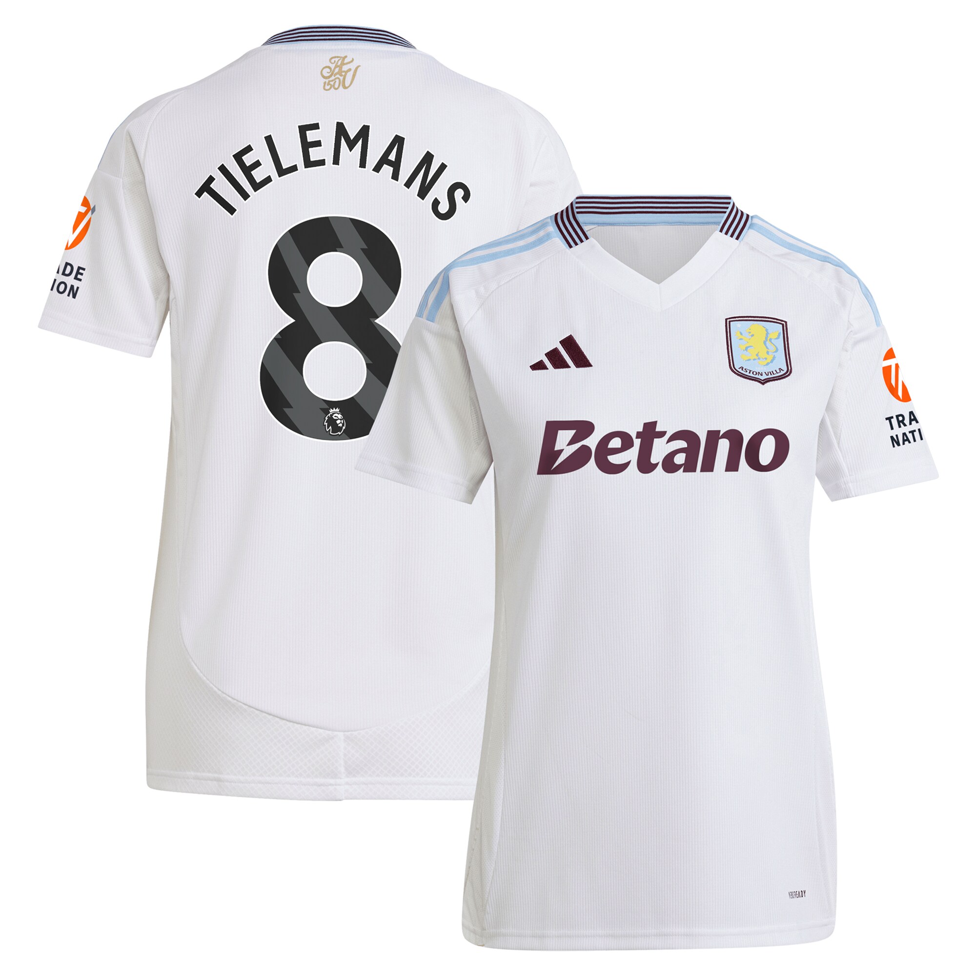 aston villa adidas away shirt 2024-25 – womens with tielemans 8 printing Collection | AVFC Fan Shop Official Jerseys and Shirts