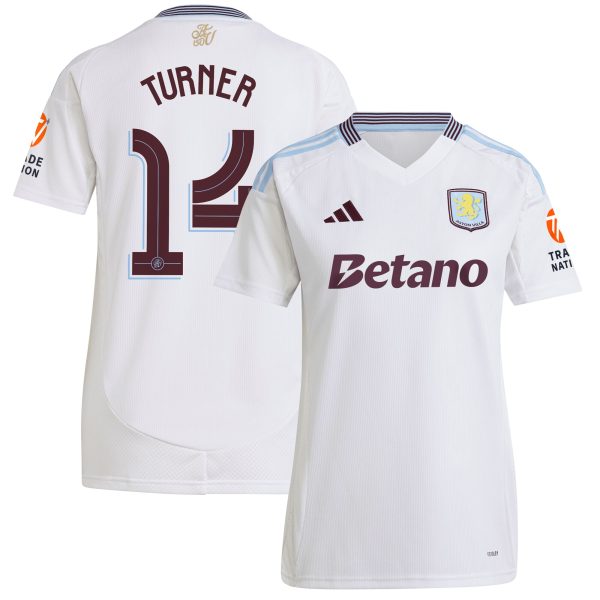 aston villa adidas away shirt 2024-25 – womens with turner 14 cup printing Collection | AVFC Fan Shop Official Jerseys and Shirts