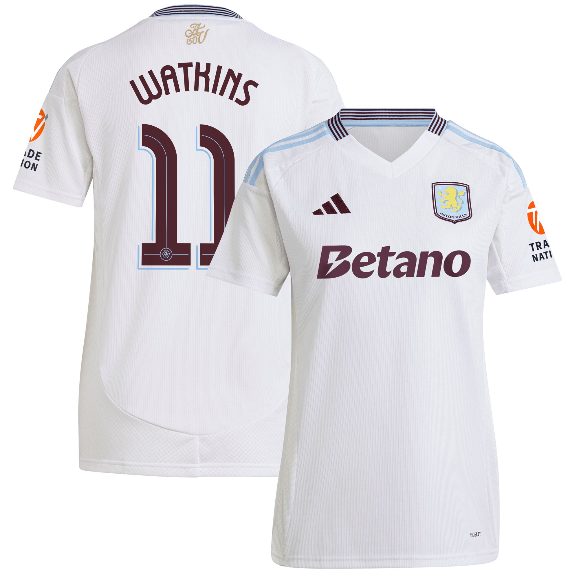 aston villa adidas away shirt 2024-25 – womens with watkins 11 cup printing Collection | AVFC Fan Shop Official Jerseys and Shirts