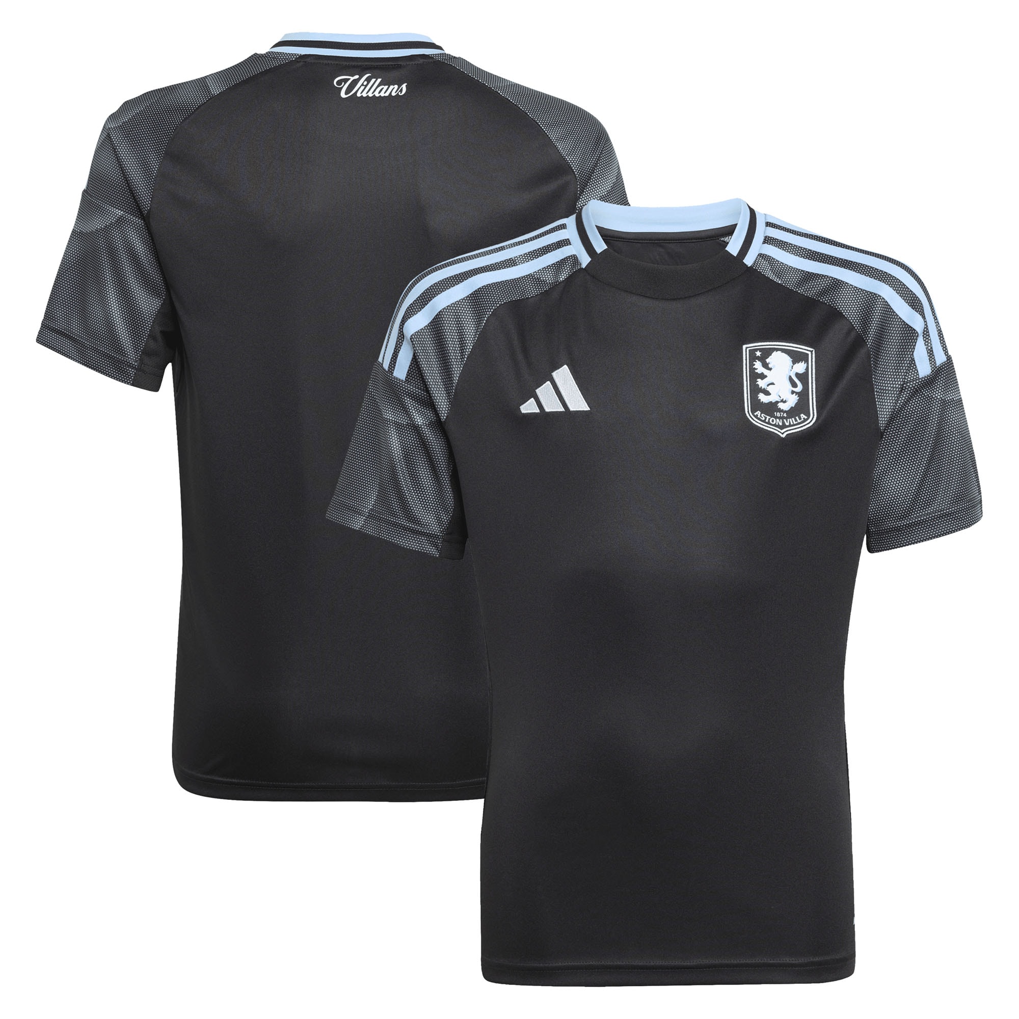 aston villa adidas away shirt 2025-26 – kids with custom printing Collection | AVFC Fan Shop Official Jerseys and Shirts
