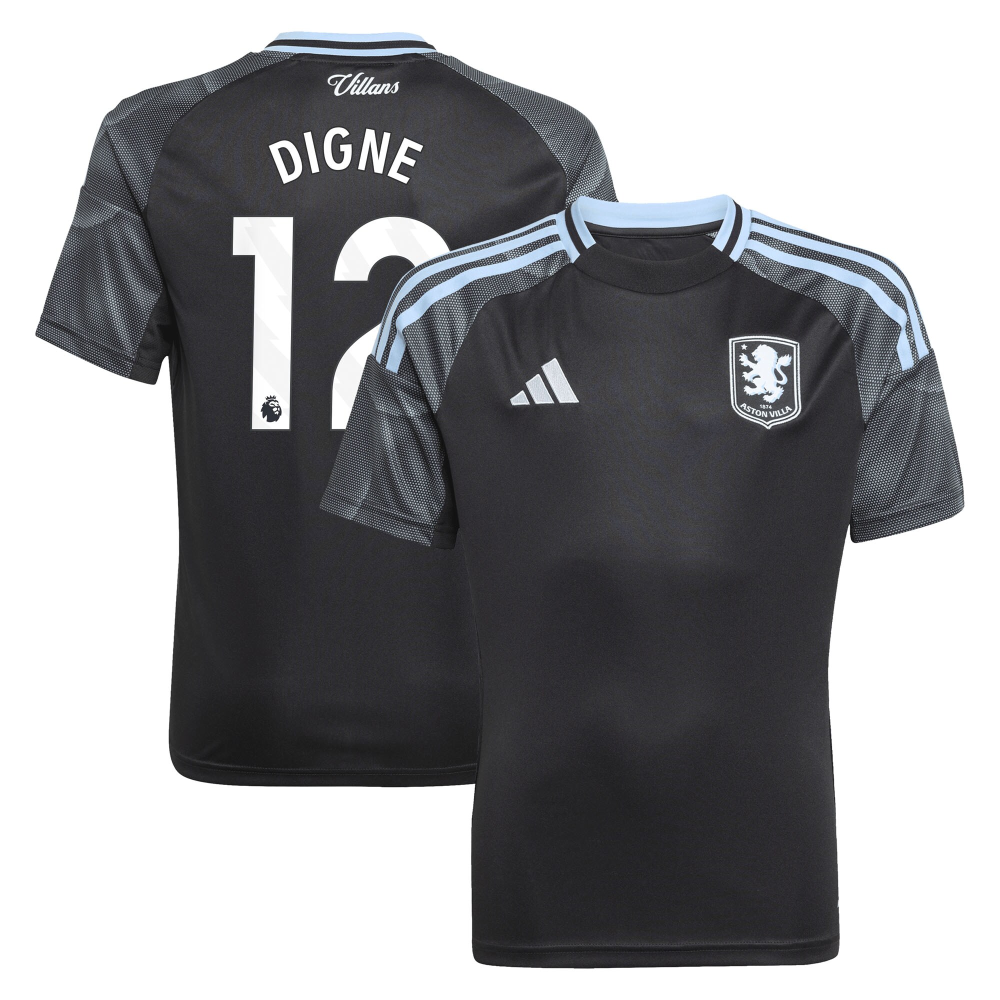 aston villa adidas away shirt 2025-26 – kids with digne 12 printing Collection | AVFC Fan Shop Official Jerseys and Shirts