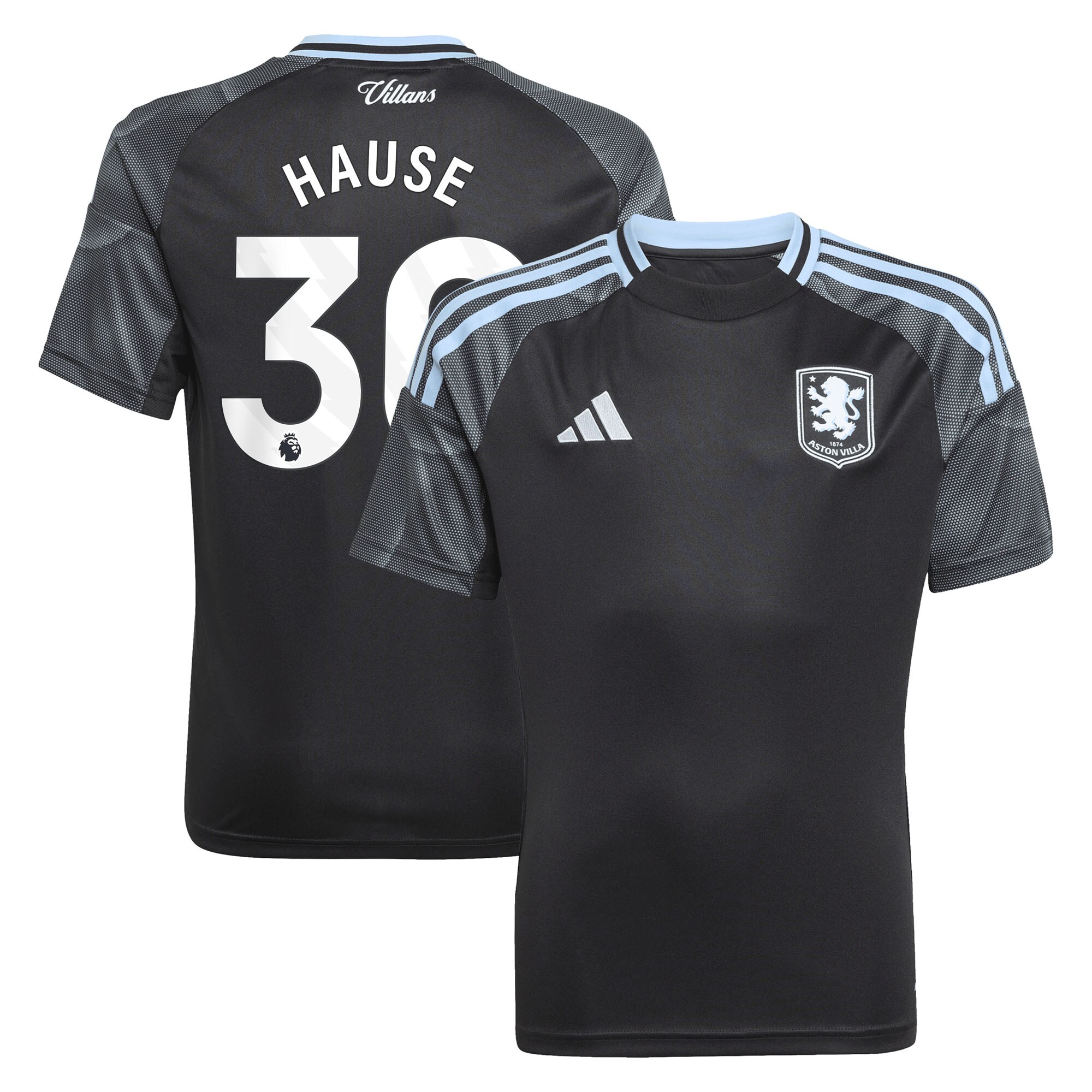 aston villa adidas away shirt 2025-26 – kids with hause 30 printing Collection | AVFC Fan Shop Official Jerseys and Shirts
