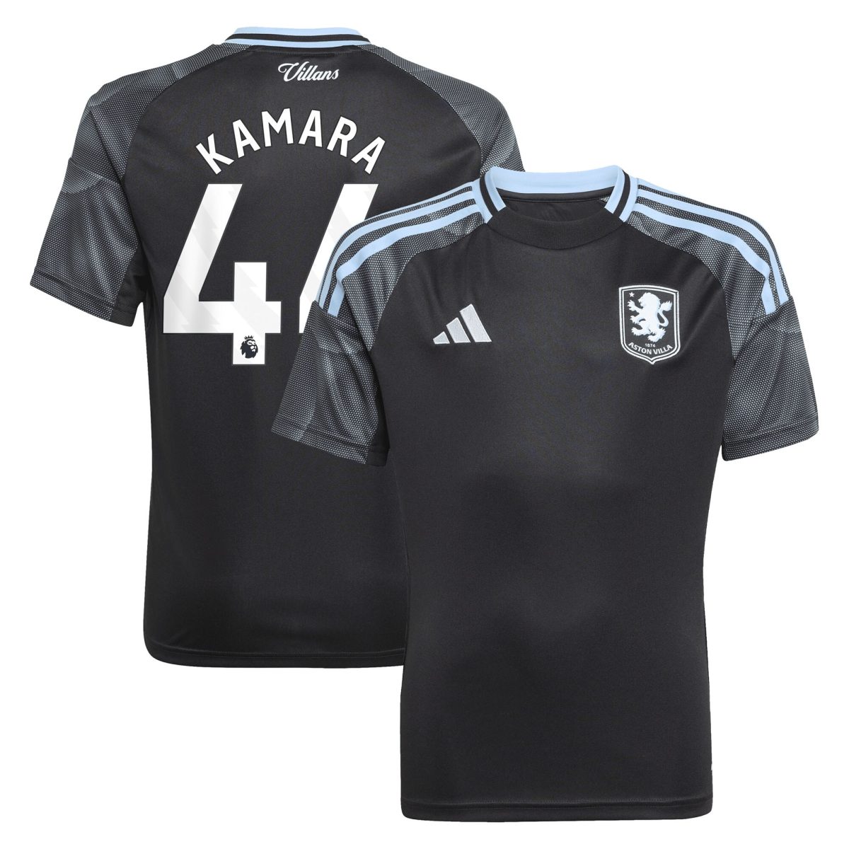 aston villa adidas away shirt 2025-26 – kids with kamara 44 printing Collection | AVFC Fan Shop Official Jerseys and Shirts