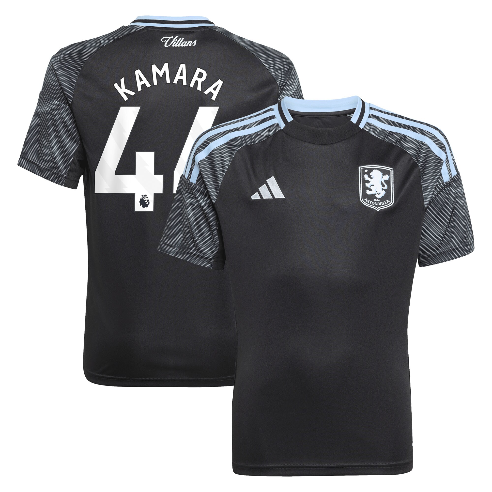 aston villa adidas away shirt 2025-26 – kids with kamara 44 printing Collection | AVFC Fan Shop Official Jerseys and Shirts