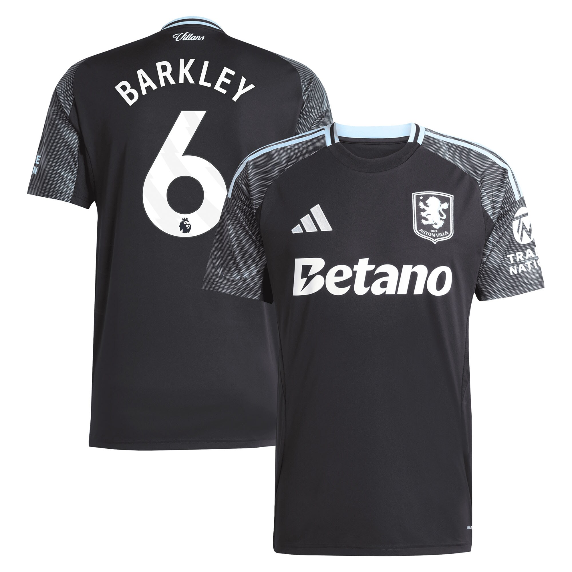 aston villa adidas away shirt 2025-26 with barkley 6 printing Collection | AVFC Fan Shop Official Jerseys and Shirts
