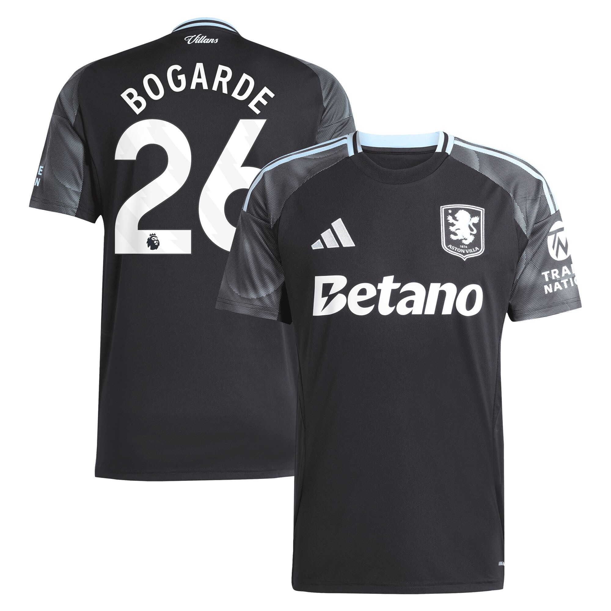 aston villa adidas away shirt 2025-26 with bogarde 26 printing Collection | AVFC Fan Shop Official Jerseys and Shirts