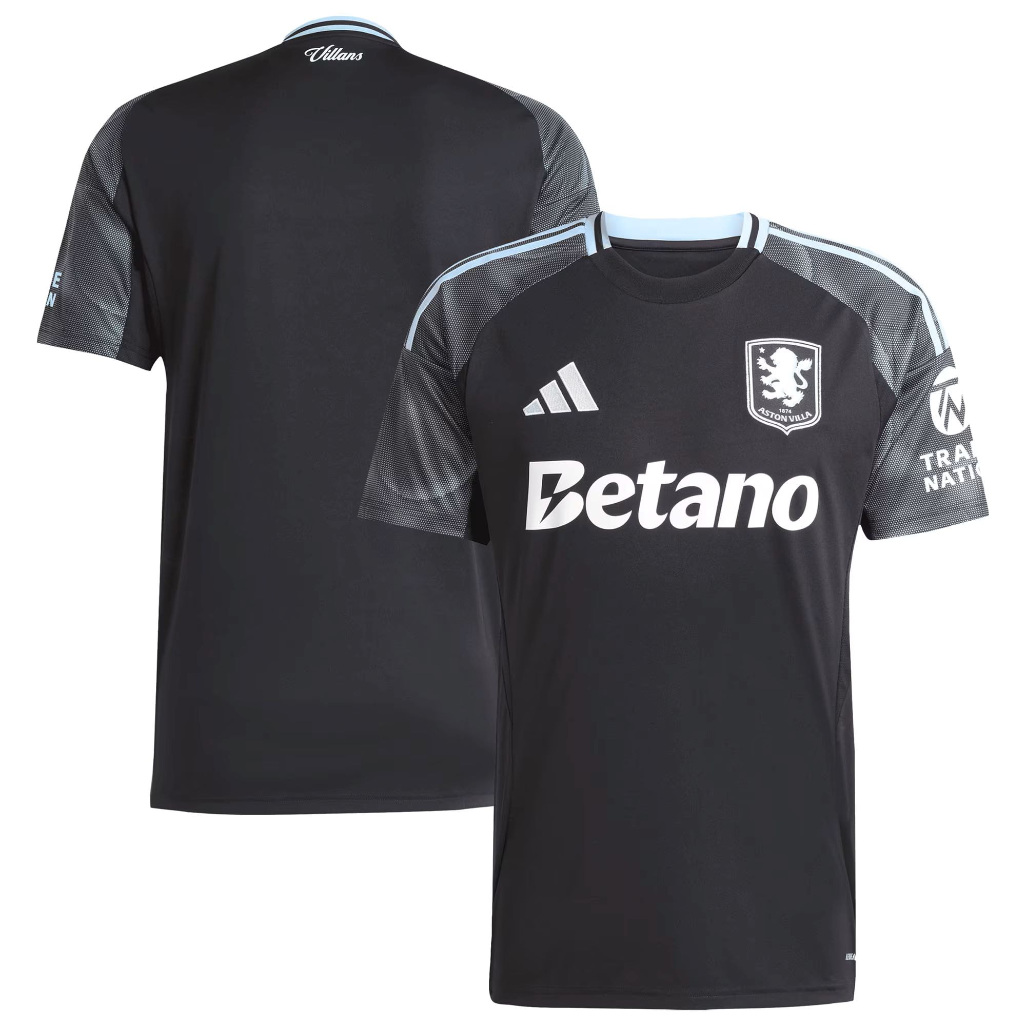 aston villa adidas away shirt 2025-26 with custom printing Collection | AVFC Fan Shop Official Jerseys and Shirts