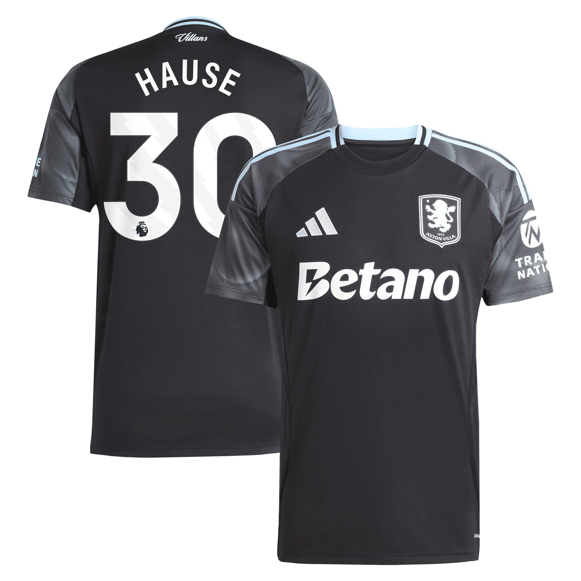 aston villa adidas away shirt 2025-26 with hause 30 printing Collection | AVFC Fan Shop Official Jerseys and Shirts
