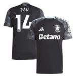 aston villa adidas away shirt 2025-26 with pau 14 printing Collection | AVFC Fan Shop Official Jerseys and Shirts