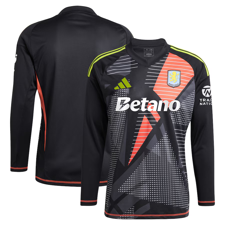 aston villa adidas goalkeeper shirt 2024-25 – long sleeve – 201964001 with custom printing Collection | AVFC Fan Shop Official Jerseys and Shirts