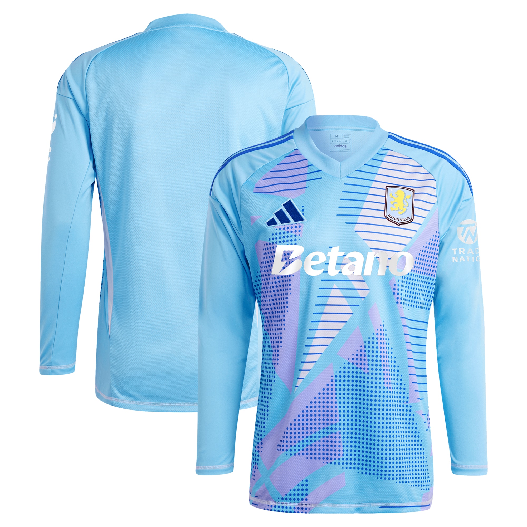 aston villa adidas goalkeeper shirt 2024-25 – long sleeve – 201964005 with custom printing Collection | AVFC Fan Shop Official Jerseys and Shirts