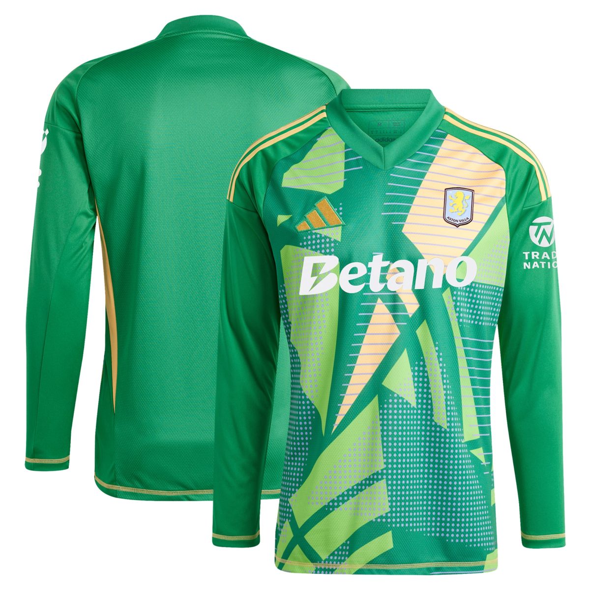 aston villa adidas goalkeeper shirt 2024-25 – long sleeve – 201964009 with custom printing Collection | AVFC Fan Shop Official Jerseys and Shirts