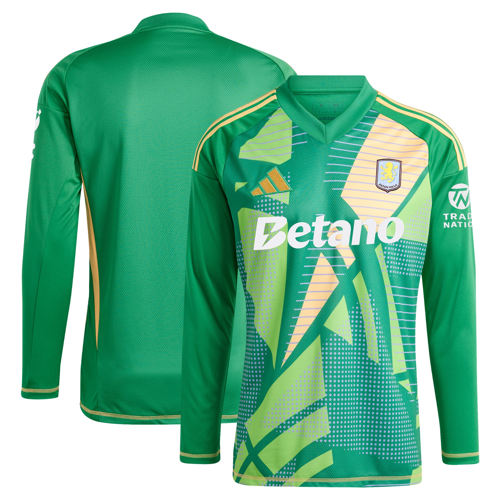 aston villa adidas goalkeeper shirt 2024-25 – long sleeve – 201964009 with custom printing Collection | AVFC Fan Shop Official Jerseys and Shirts