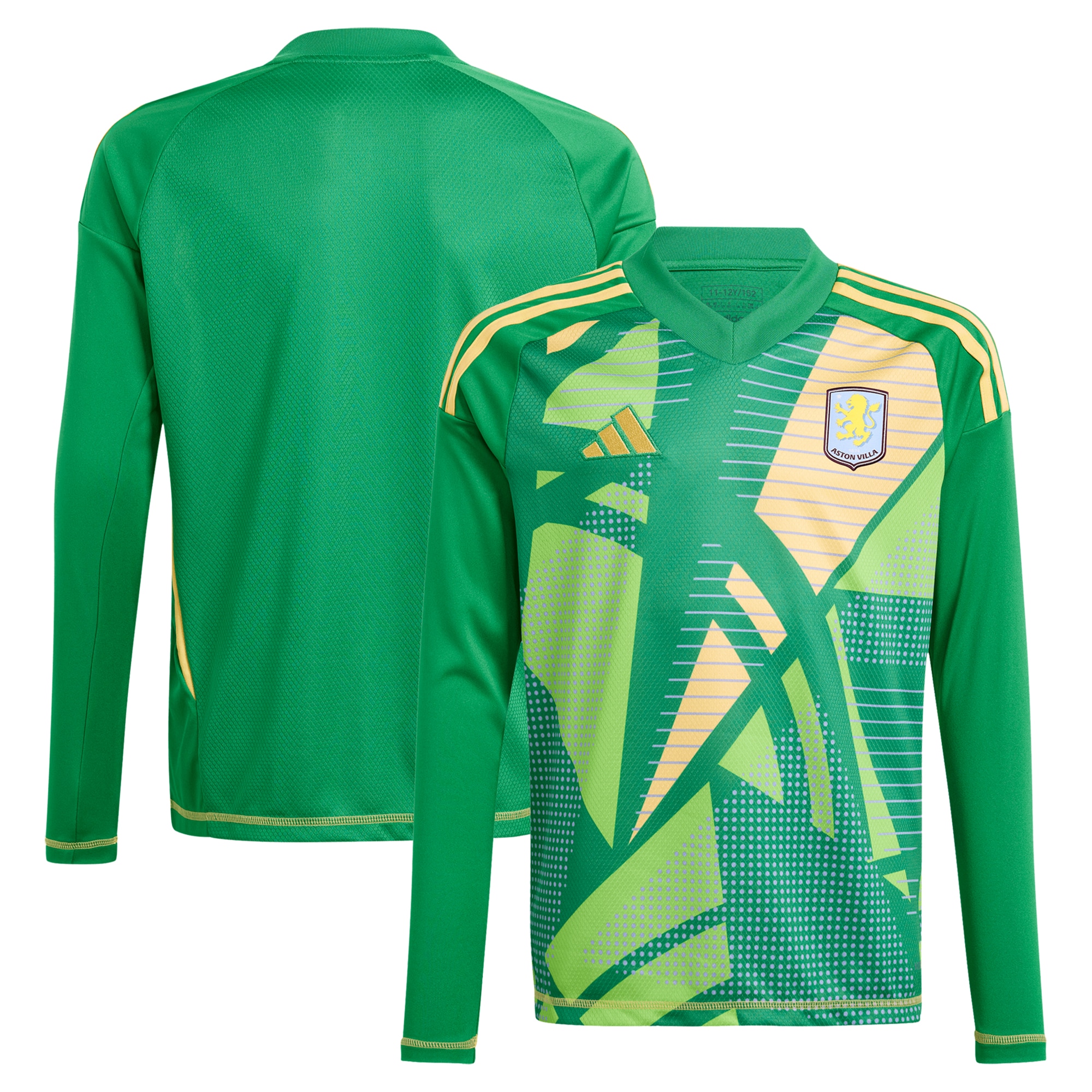 aston villa adidas goalkeeper shirt 2024-25 – long sleeve – kids – 201964011 with custom printing Collection | AVFC Fan Shop Official Jerseys and Shirts