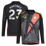 aston villa adidas goalkeeper shirt 2024-25 – long sleeve – kids with martinez 23 printing – 202029325 Collection | AVFC Fan Shop Official Jerseys and Shirts