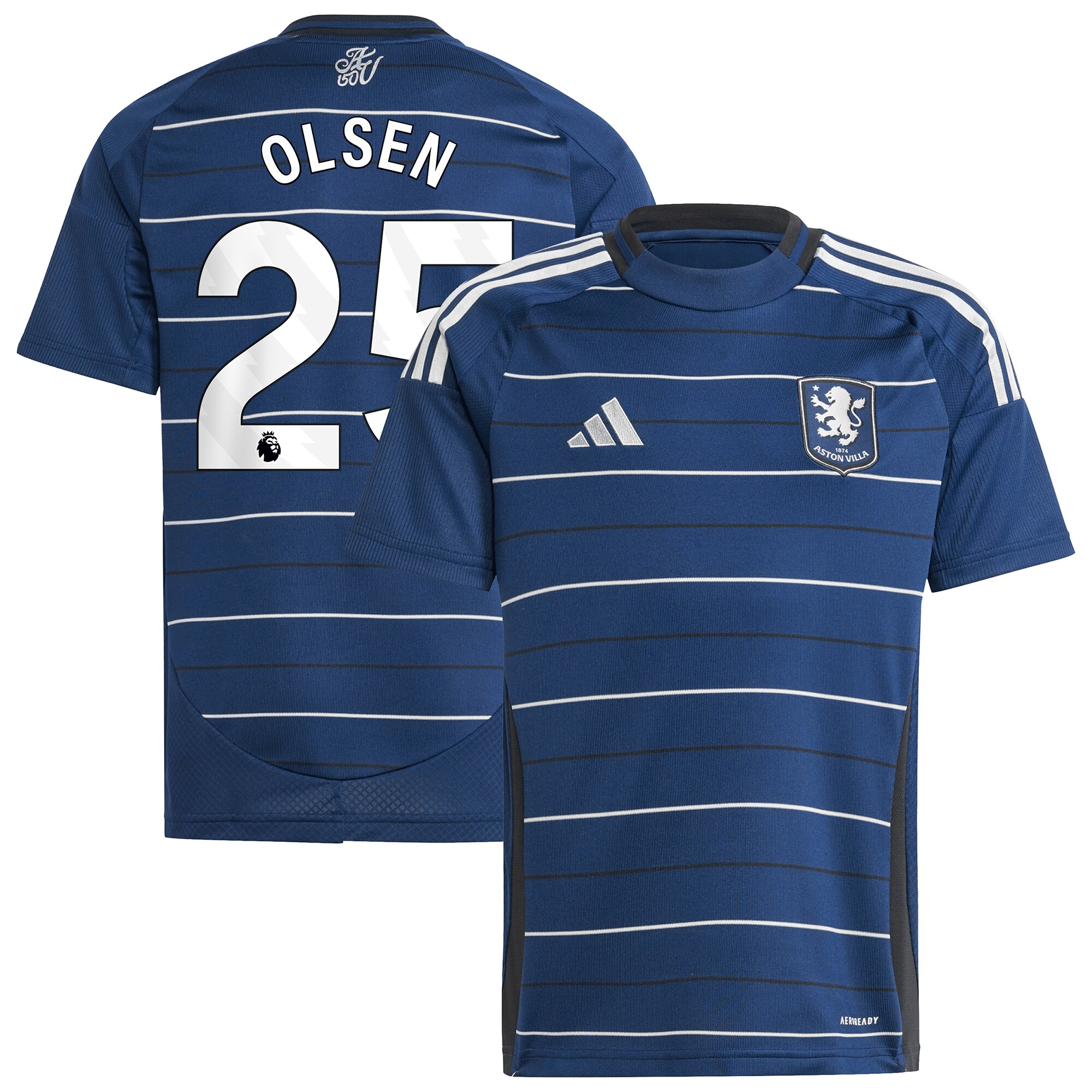 aston villa adidas goalkeeper shirt 2024-25 – long sleeve – kids with olsen 25 printing – 202030994 Collection | AVFC Fan Shop Official Jerseys and Shirts