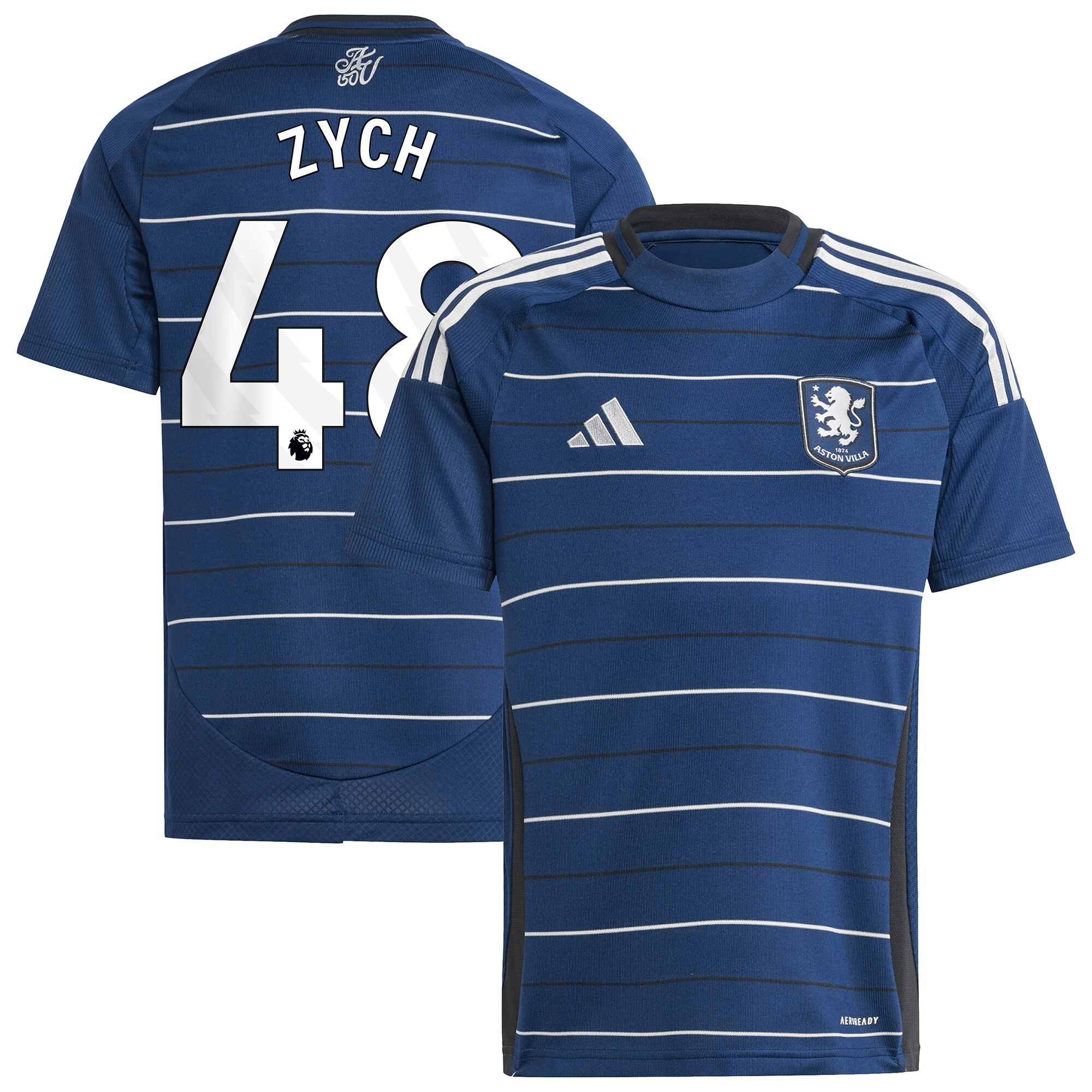 aston villa adidas goalkeeper shirt 2024-25 – long sleeve – kids with zych 48 printing – 202153095 Collection | AVFC Fan Shop Official Jerseys and Shirts