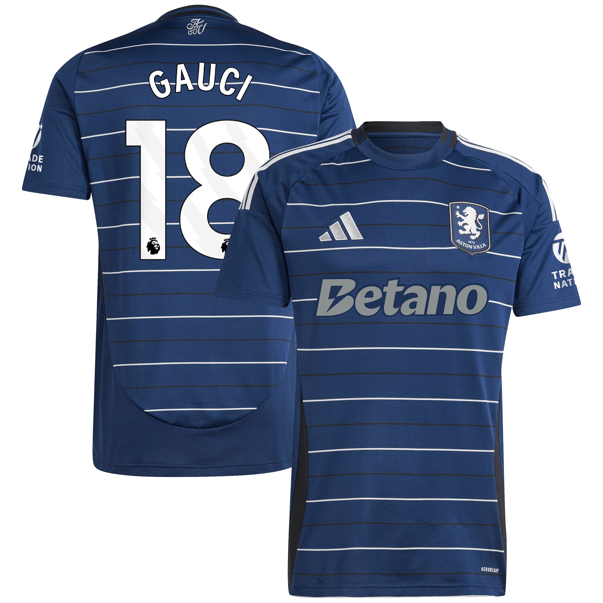 aston villa adidas goalkeeper shirt 2024-25 – long sleeve with gauci 18 printing – 202030972 Collection | AVFC Fan Shop Official Jerseys and Shirts