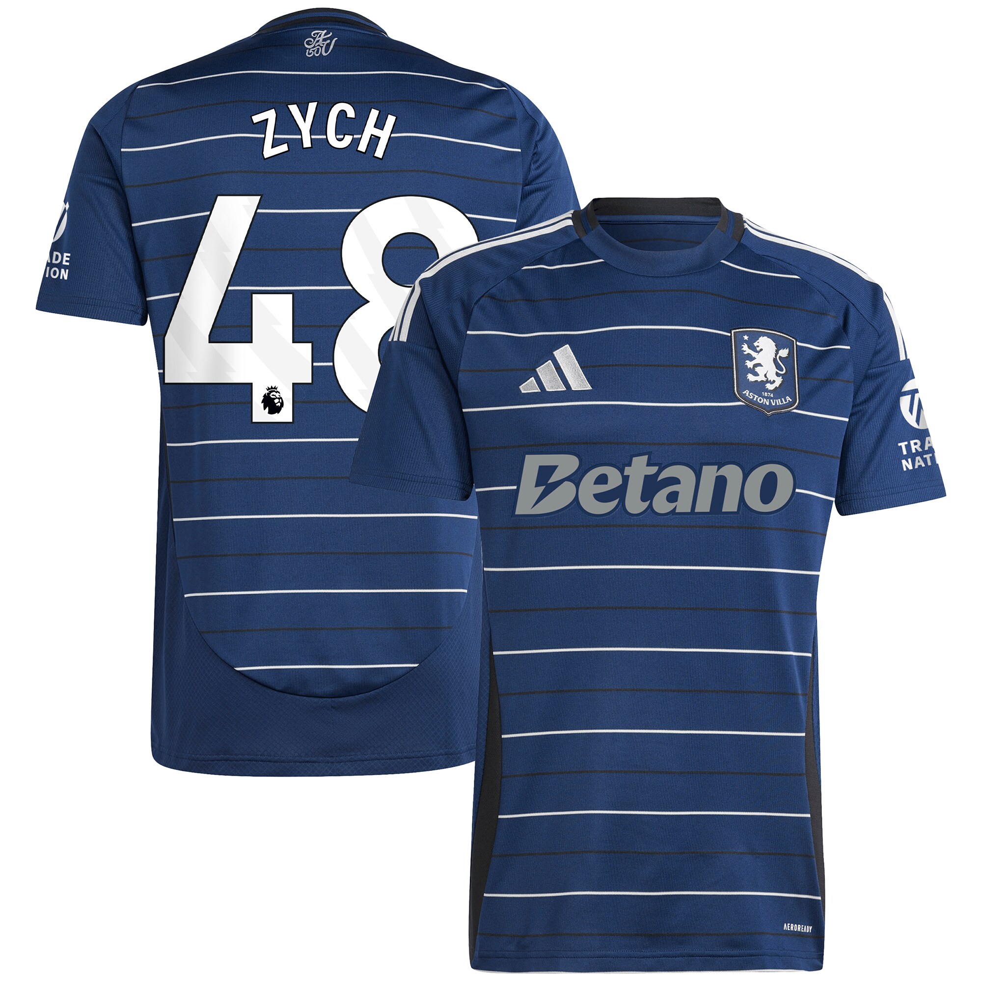aston villa adidas goalkeeper shirt 2024-25 – long sleeve with zych 48 printing – 202153093 Collection | AVFC Fan Shop Official Jerseys and Shirts