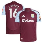 aston villa adidas home authentic shirt 2024-25 with a.garcía 16 printing Collection | AVFC Fan Shop Official Jerseys and Shirts