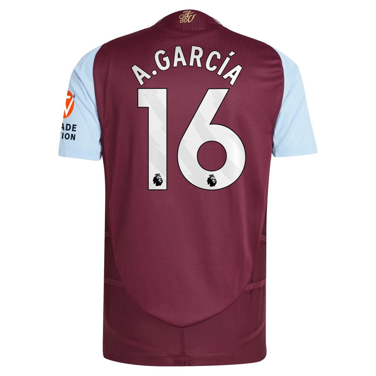 aston villa adidas home authentic shirt 2024-25 with a.garcía 16 printing Collection | AVFC Fan Shop Official Jerseys and Shirts