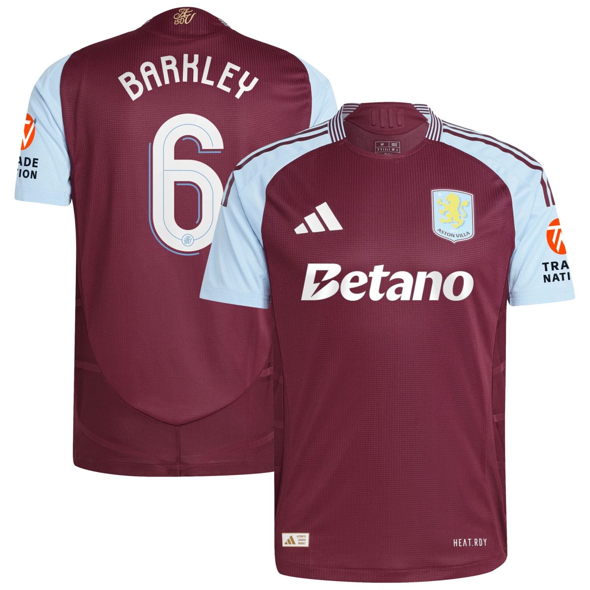 aston villa adidas home authentic shirt 2024-25 with barkley 6 cup printing Collection | AVFC Fan Shop Official Jerseys and Shirts