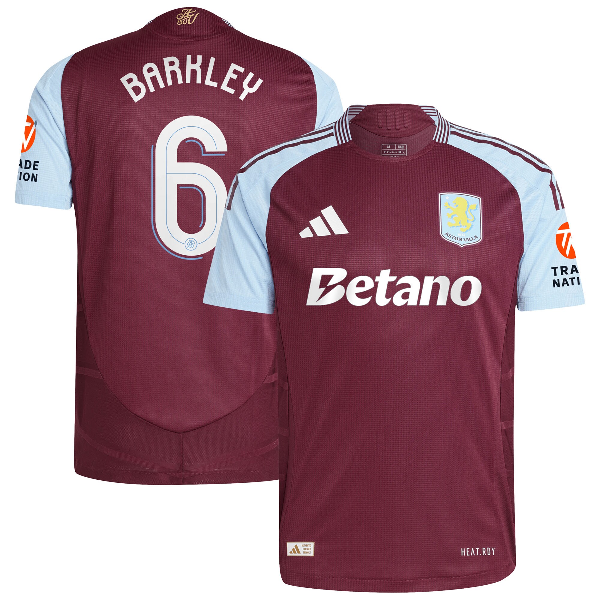 aston villa adidas home authentic shirt 2024-25 with barkley 6 cup printing Collection | AVFC Fan Shop Official Jerseys and Shirts