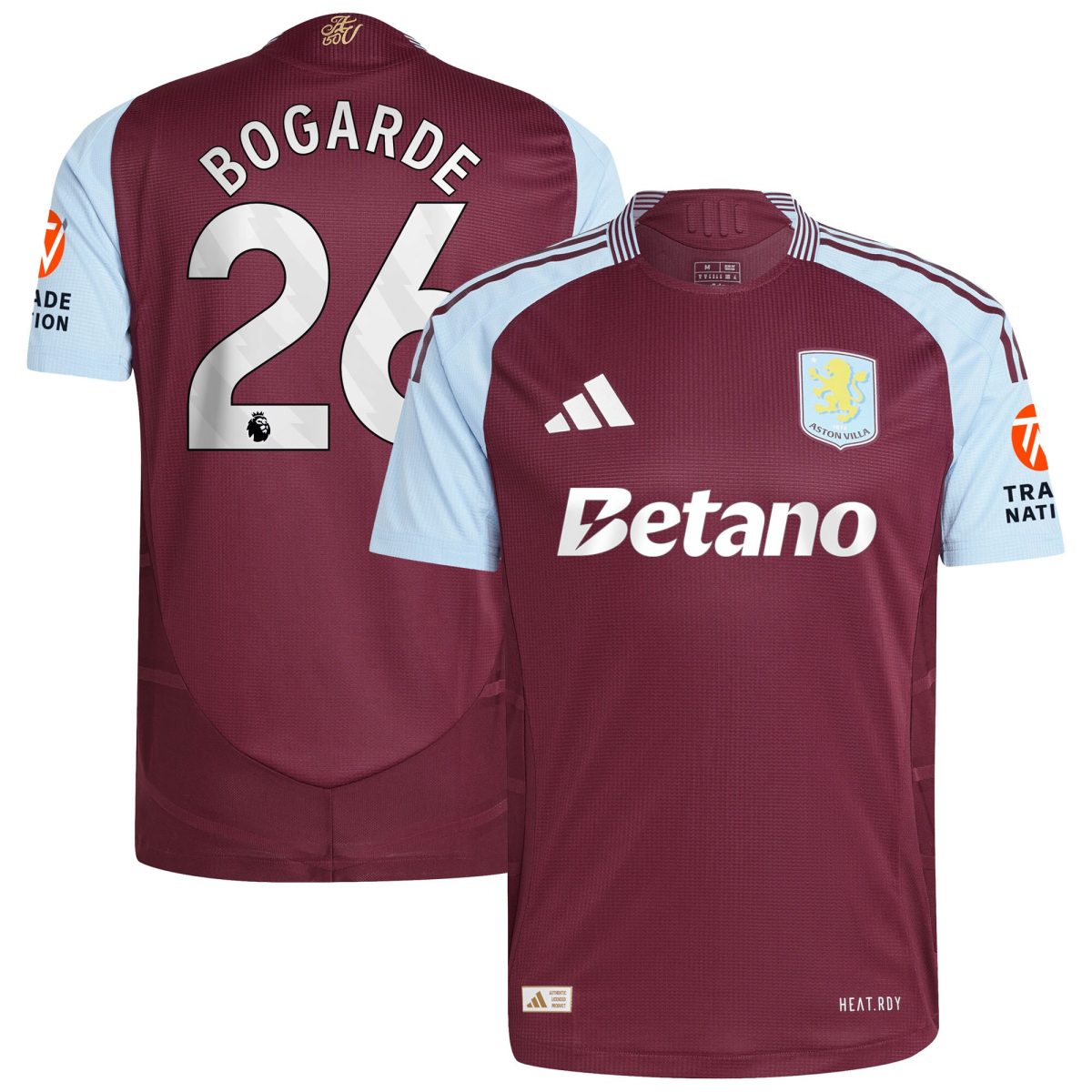 aston villa adidas home authentic shirt 2024-25 with bogarde 26 printing Collection | AVFC Fan Shop Official Jerseys and Shirts