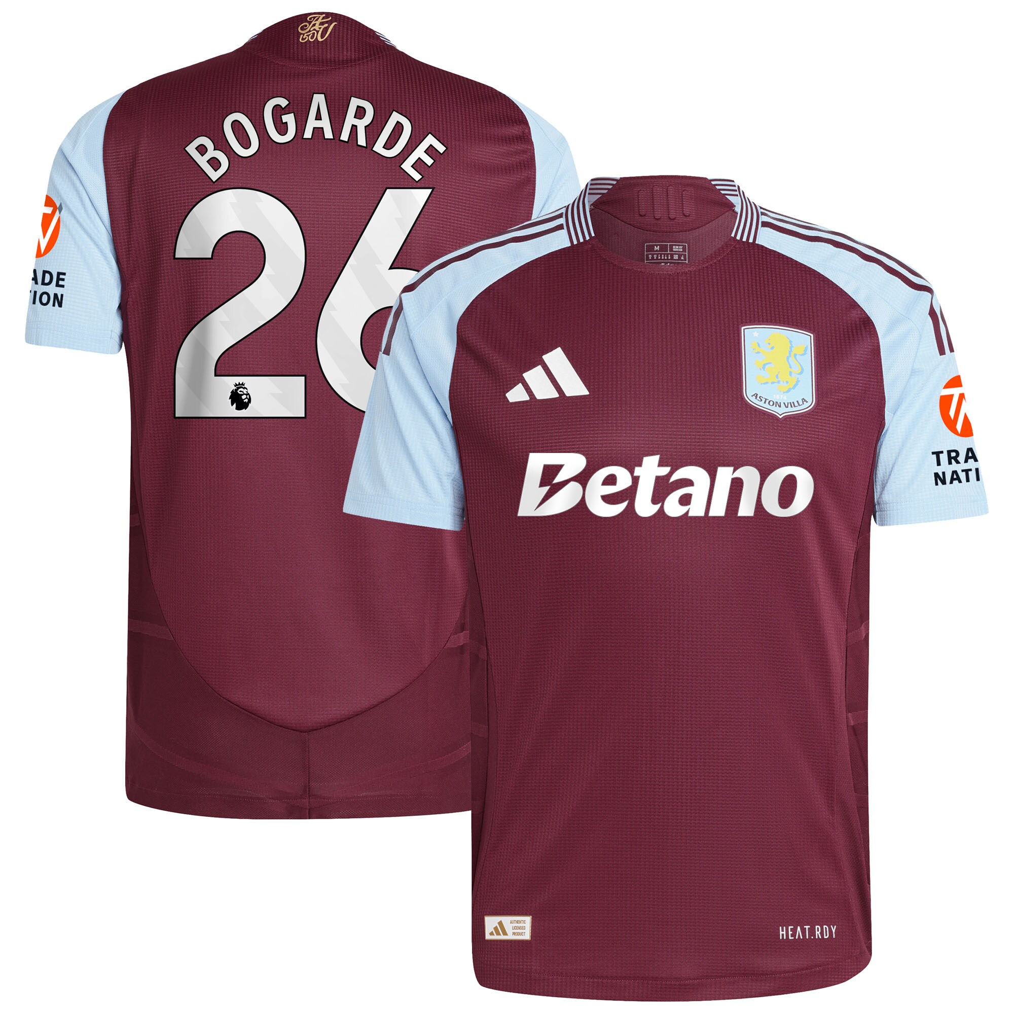 aston villa adidas home authentic shirt 2024-25 with bogarde 26 printing Collection | AVFC Fan Shop Official Jerseys and Shirts