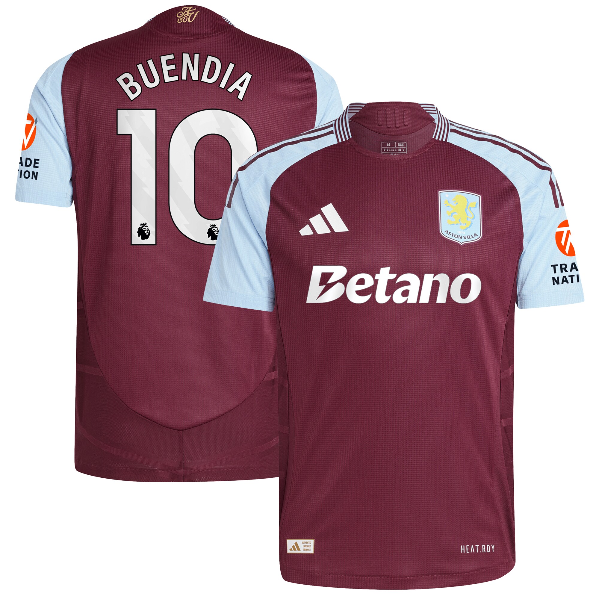 aston villa adidas home authentic shirt 2024-25 with buendia 10 printing Collection | AVFC Fan Shop Official Jerseys and Shirts