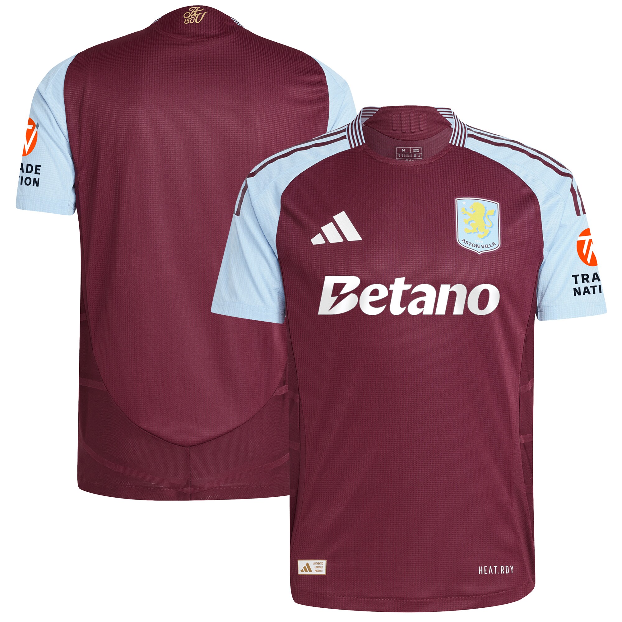 aston villa adidas home authentic shirt 2024-25 with custom printing Collection | AVFC Fan Shop Official Jerseys and Shirts