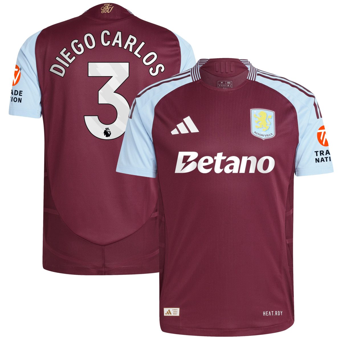 aston villa adidas home authentic shirt 2024-25 with diego carlos 3 printing Collection | AVFC Fan Shop Official Jerseys and Shirts