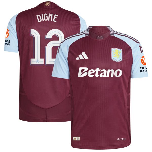 aston villa adidas home authentic shirt 2024-25 with digne 12 cup printing Collection | AVFC Fan Shop Official Jerseys and Shirts
