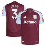 aston villa adidas home authentic shirt 2024-25 with disasi 3 printing Collection | AVFC Fan Shop Official Jerseys and Shirts