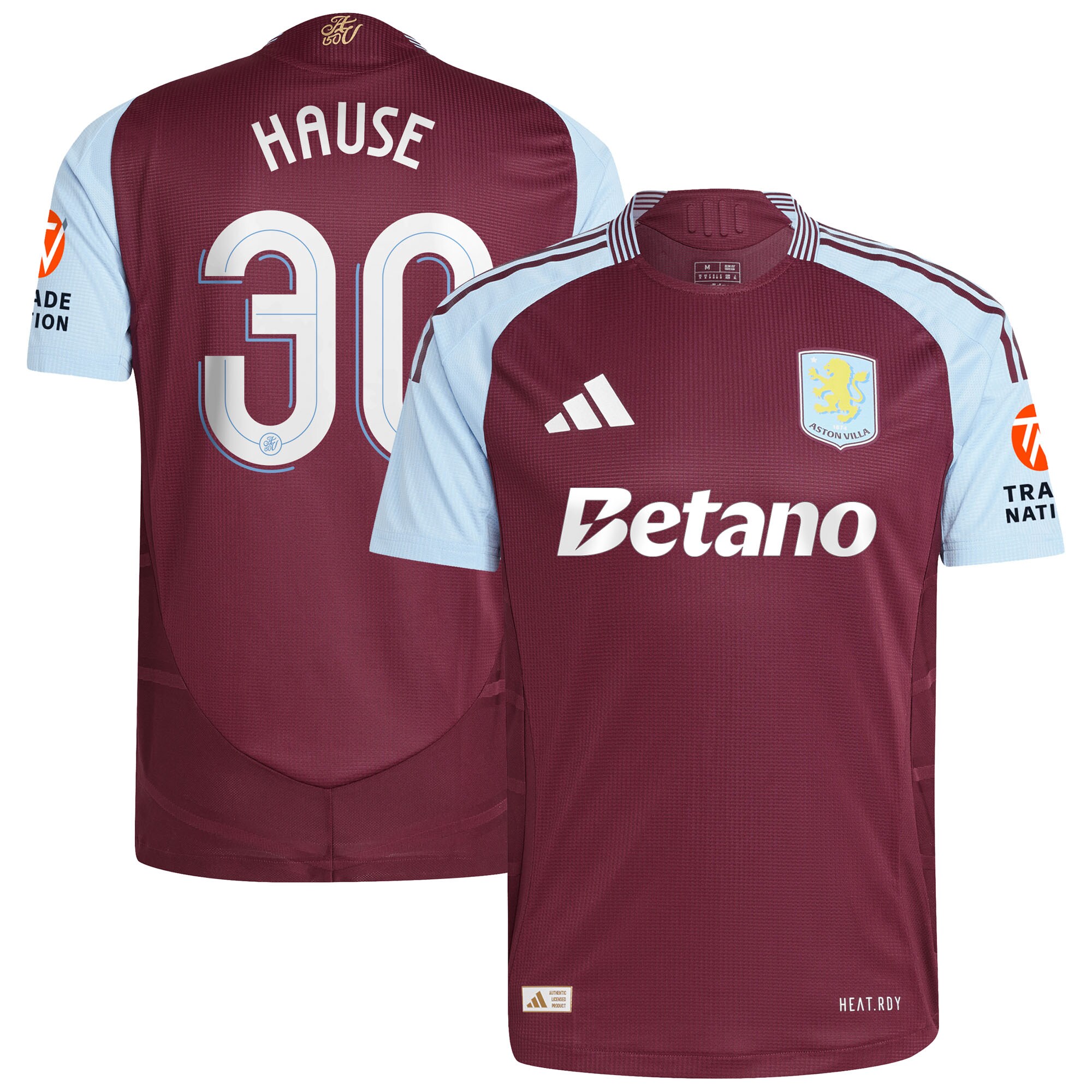 aston villa adidas home authentic shirt 2024-25 with hause 30 cup printing Collection | AVFC Fan Shop Official Jerseys and Shirts