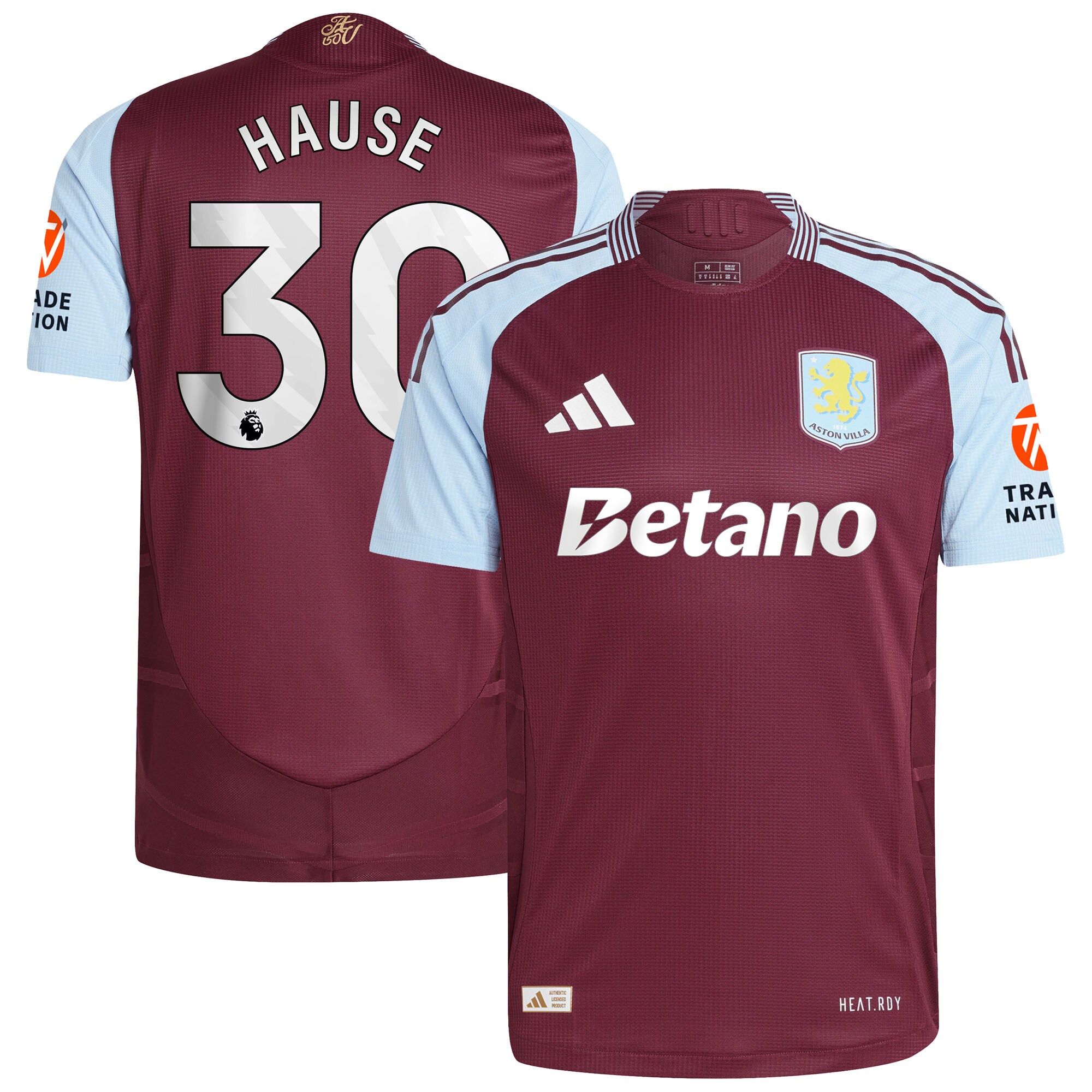 aston villa adidas home authentic shirt 2024-25 with hause 30 printing Collection | AVFC Fan Shop Official Jerseys and Shirts