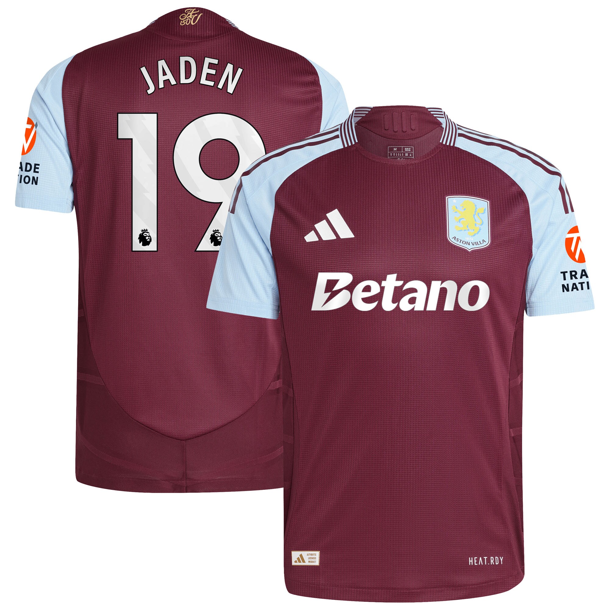 aston villa adidas home authentic shirt 2024-25 with jaden 19 printing Collection | AVFC Fan Shop Official Jerseys and Shirts