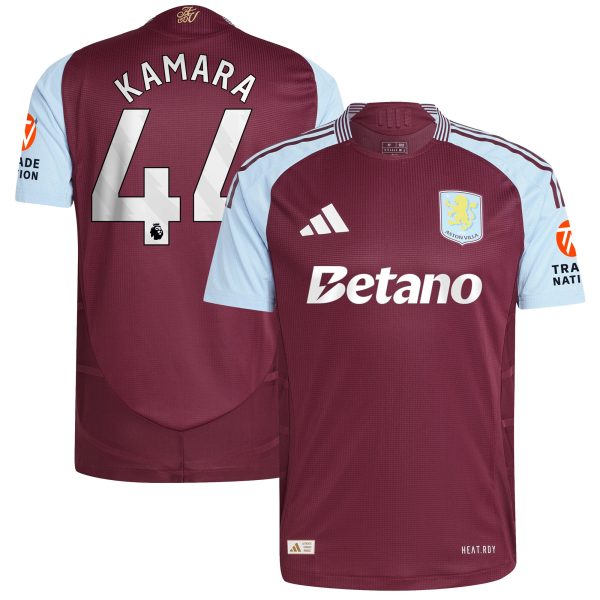 aston villa adidas home authentic shirt 2024-25 with kamara 44 printing Collection | AVFC Fan Shop Official Jerseys and Shirts