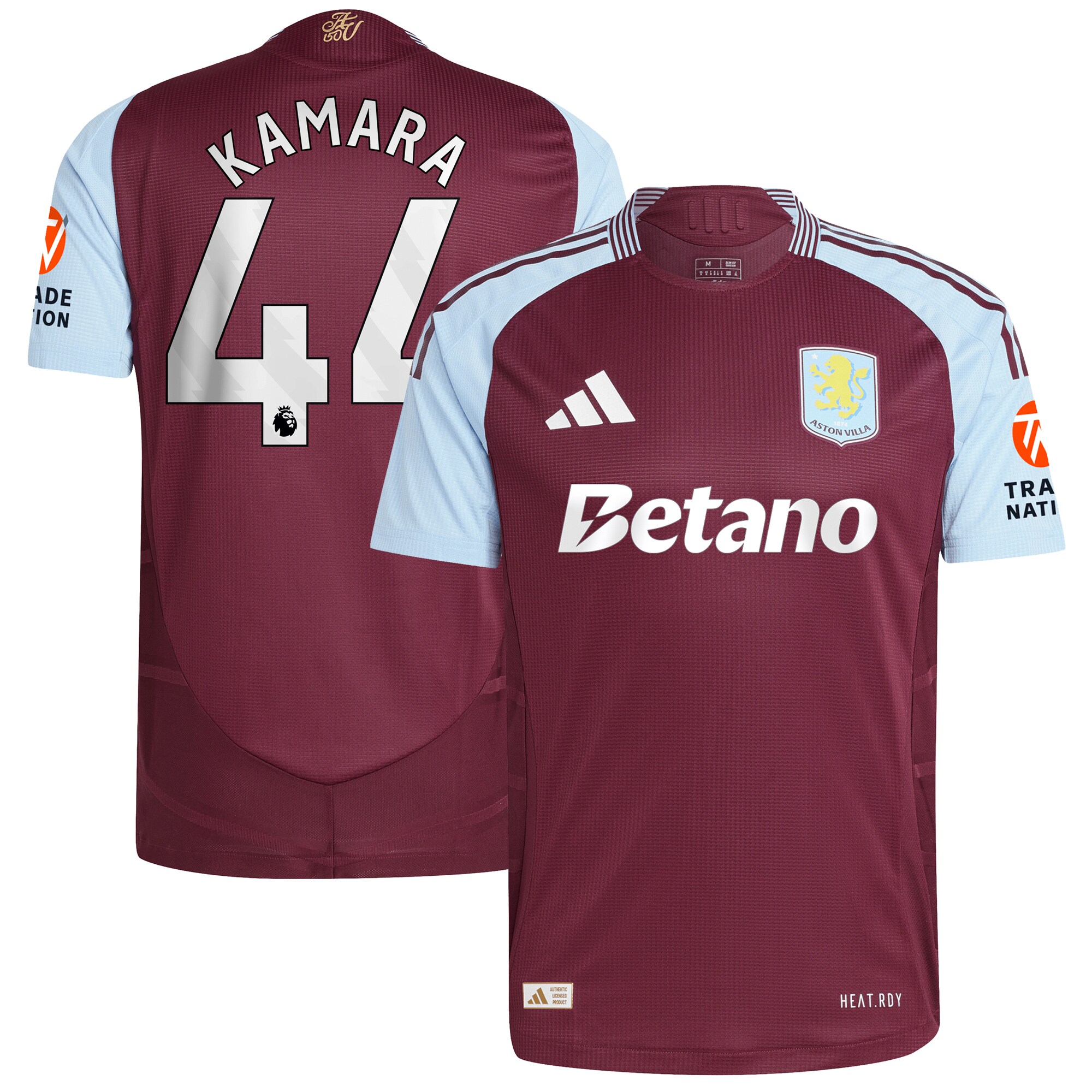 aston villa adidas home authentic shirt 2024-25 with kamara 44 printing Collection | AVFC Fan Shop Official Jerseys and Shirts