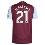aston villa adidas home authentic shirt 2024-25 with m.asensio 21 printing Collection | AVFC Fan Shop Official Jerseys and Shirts