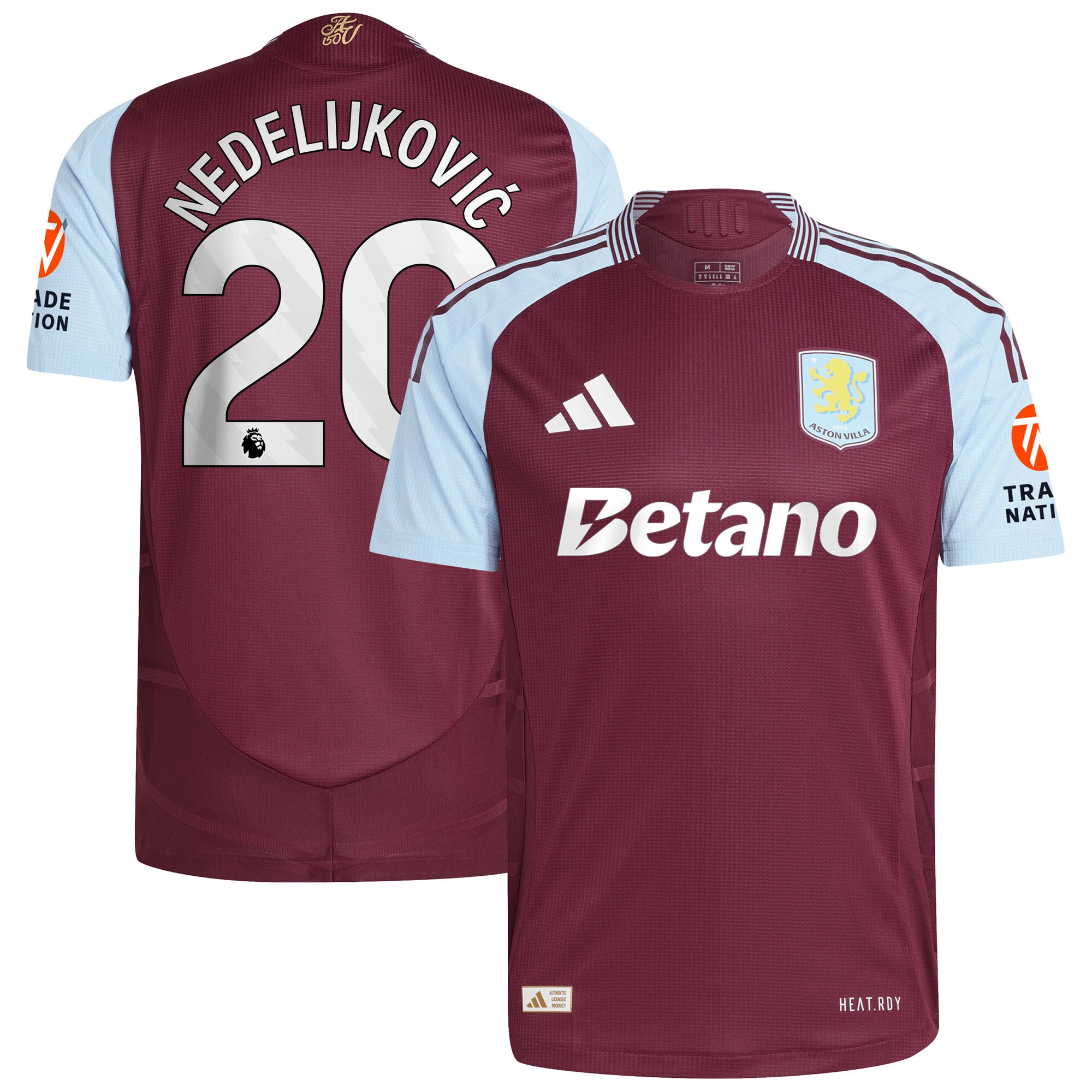 aston villa adidas home authentic shirt 2024-25 with nedeljković 20 printing Collection | AVFC Fan Shop Official Jerseys and Shirts