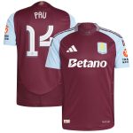 aston villa adidas home authentic shirt 2024-25 with pau 14 cup printing Collection | AVFC Fan Shop Official Jerseys and Shirts