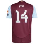 aston villa adidas home authentic shirt 2024-25 with pau 14 cup printing Collection | AVFC Fan Shop Official Jerseys and Shirts