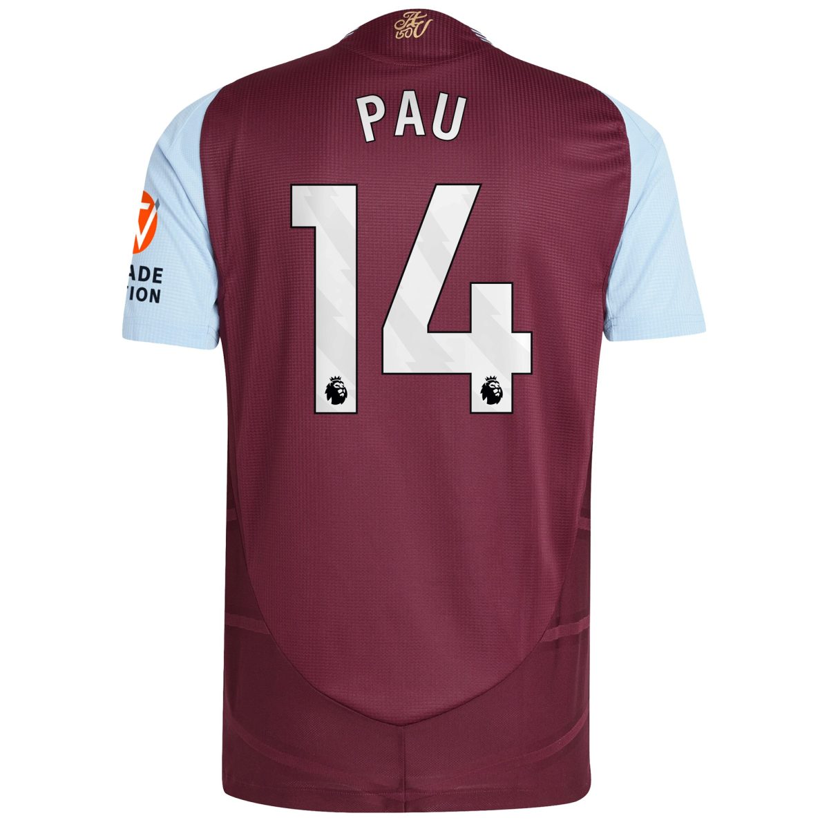aston villa adidas home authentic shirt 2024-25 with pau 14 printing Collection | AVFC Fan Shop Official Jerseys and Shirts