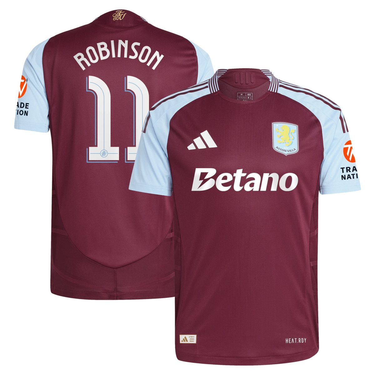 aston villa adidas home authentic shirt 2024-25 with robinson 11 cup printing Collection | AVFC Fan Shop Official Jerseys and Shirts