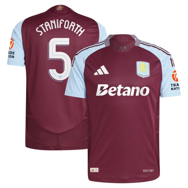aston villa adidas home authentic shirt 2024-25 with staniforth 5 cup printing Collection | AVFC Fan Shop Official Jerseys and Shirts