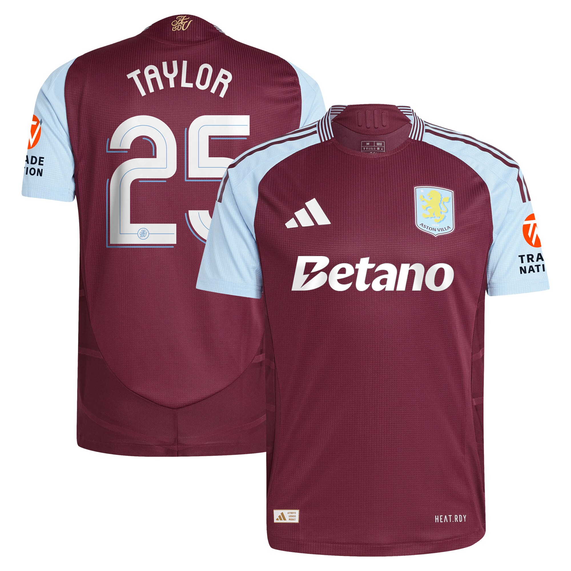 aston villa adidas home authentic shirt 2024-25 with taylor 25 cup printing Collection | AVFC Fan Shop Official Jerseys and Shirts