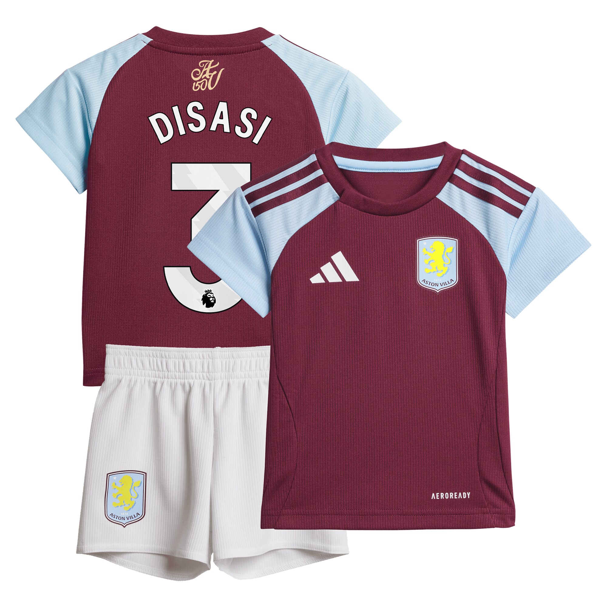 aston villa adidas home baby kit 2024-25 with disasi 3 printing Collection | AVFC Fan Shop Official Jerseys and Shirts
